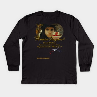 Suzy Bishop Moonrise Kingdom Movie Original Fan Art Design Kids Long Sleeve T-Shirt
